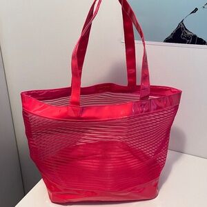 NORDSTROM Pink Shoulder Tote Big Summer Bag